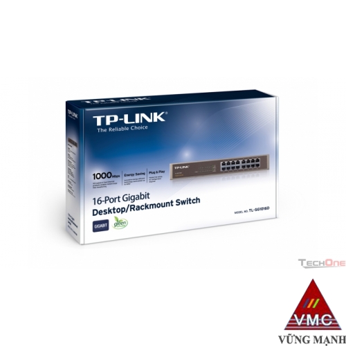 Swich 16 cổng Gigabit TPLINK TL-SG1016D 